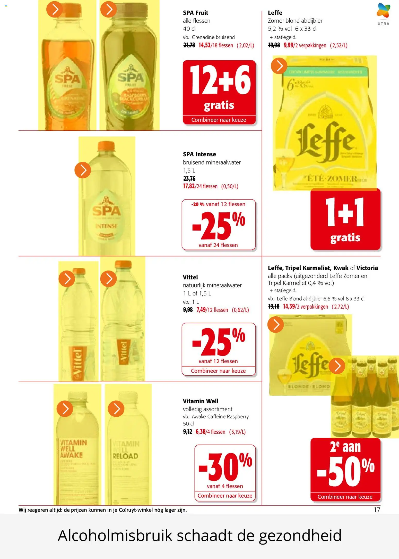 {H1} | Pagina: 17 | Producten: Fruit, Mineraalwater