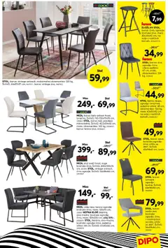 Novi Dipo katalog ponudbe – veljaven od 17.09.2025 | Stran: 5 | Izdelki: Prevleka, Miza, Stol, Barva