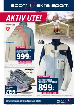 Forhåndsvisning av Sport 1 kundeavis gyldig fra 19.04.2026