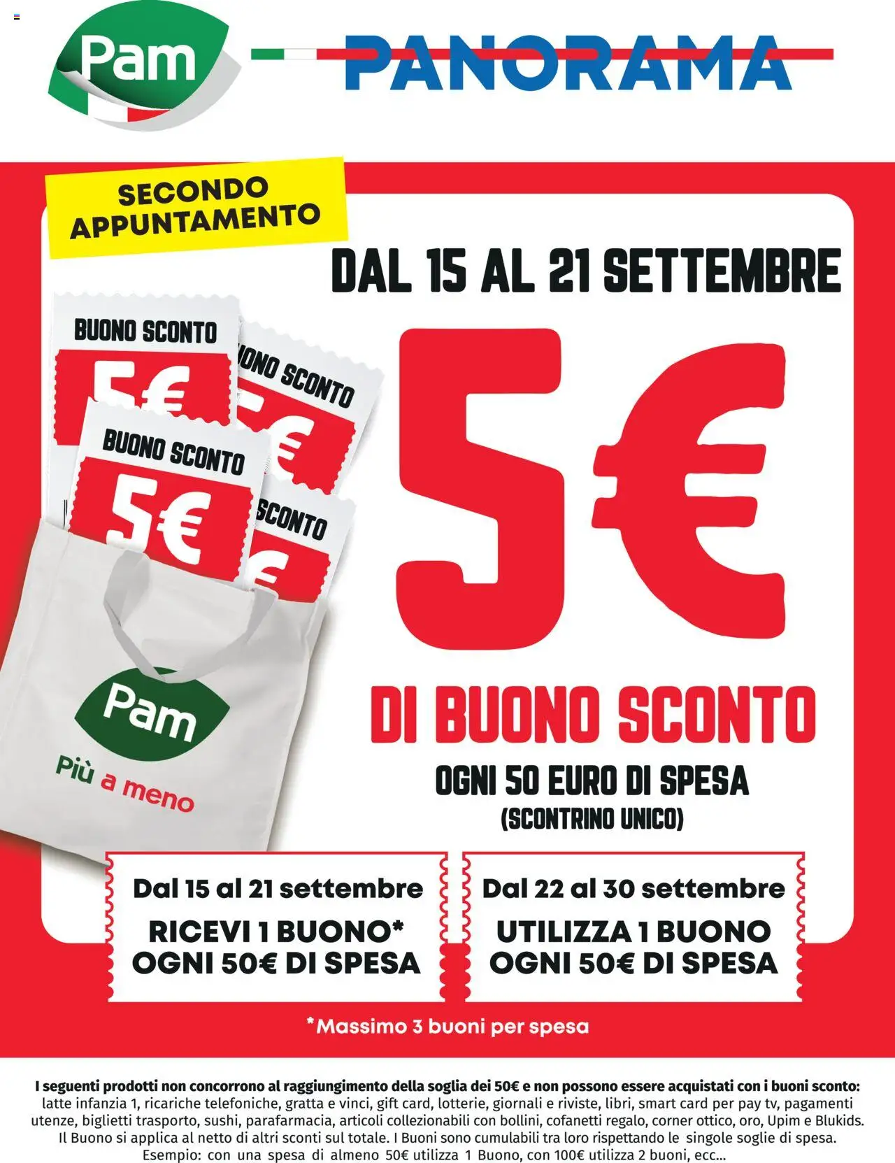 Volantino Panorama del 15.09.2025 | Pagina: 1 | Prodotti: Latte