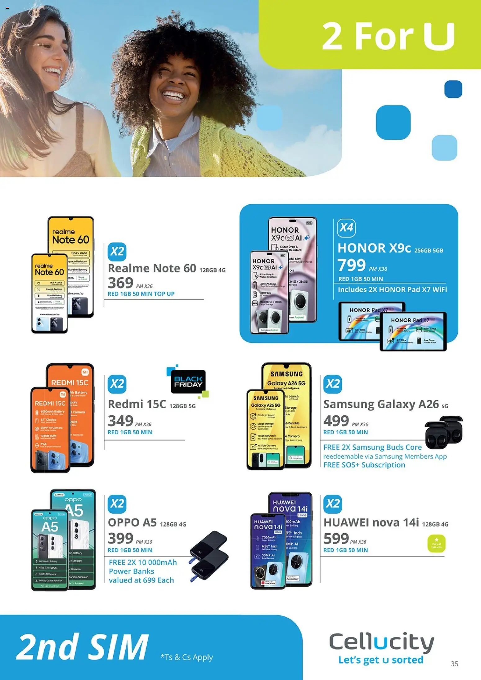 New Cellucity catalogue – valid from 07.11.2025 | Page: 35 | Products: Cover, Camera, Battery, Water