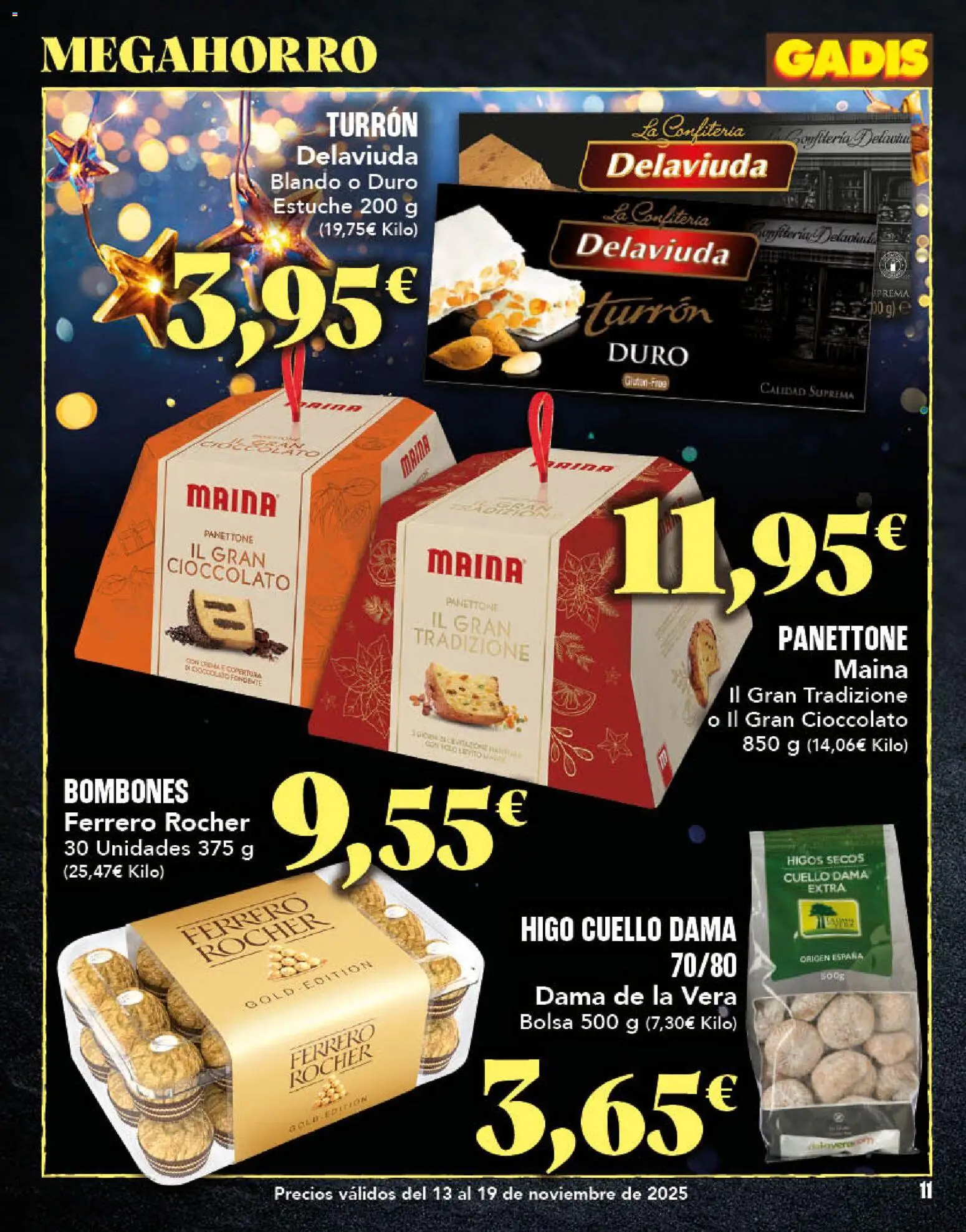 Gadis - folleto │ válido desde el 13.11.2025 | Página: 11 | Productos: Σαντιγύ, Bolsa