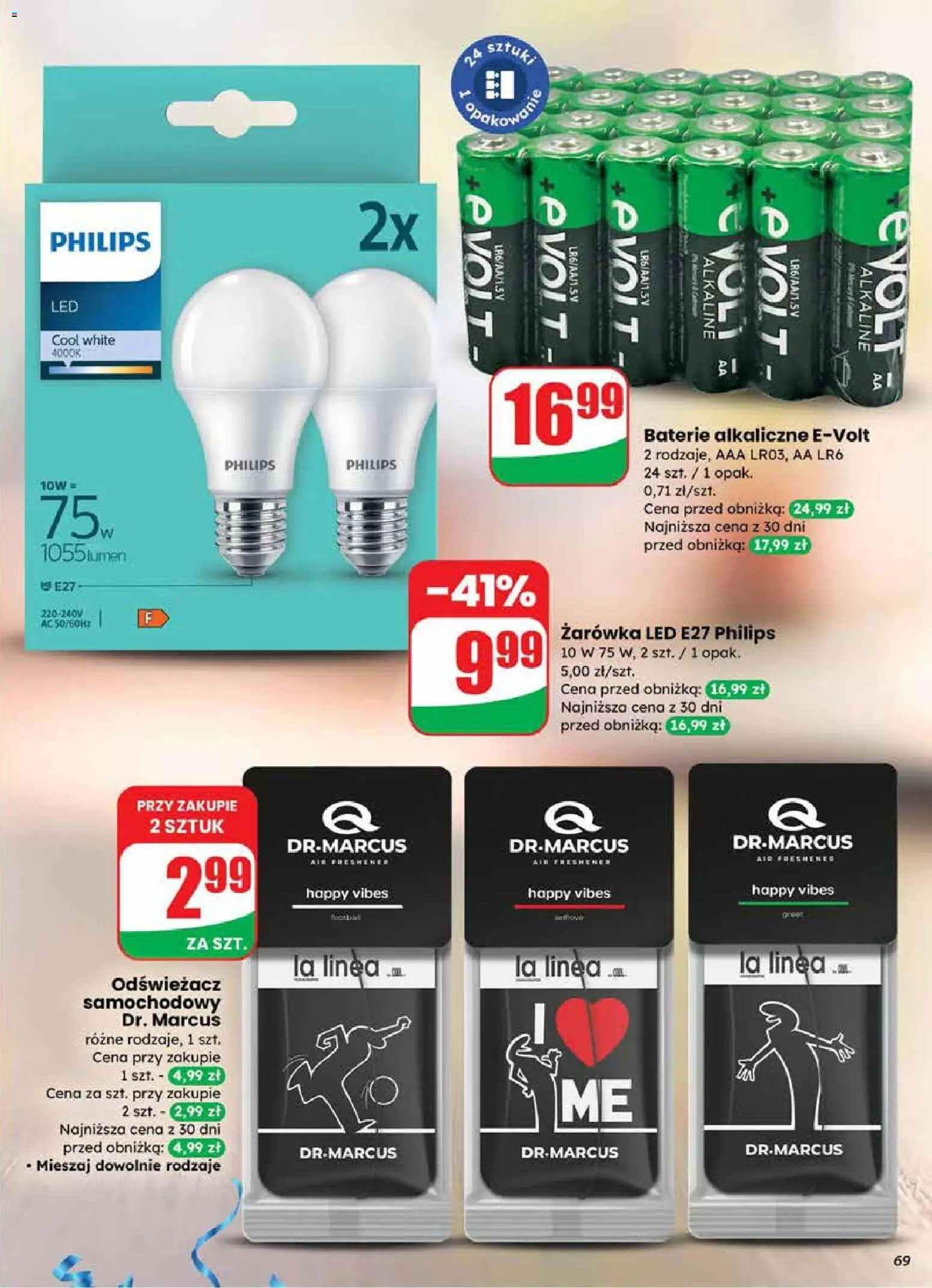 Dino Gazetka od 27.12.2025 | Strona: 69 | Produkty: Odświeżacz, Odświeżacz samochodowy, Baterie