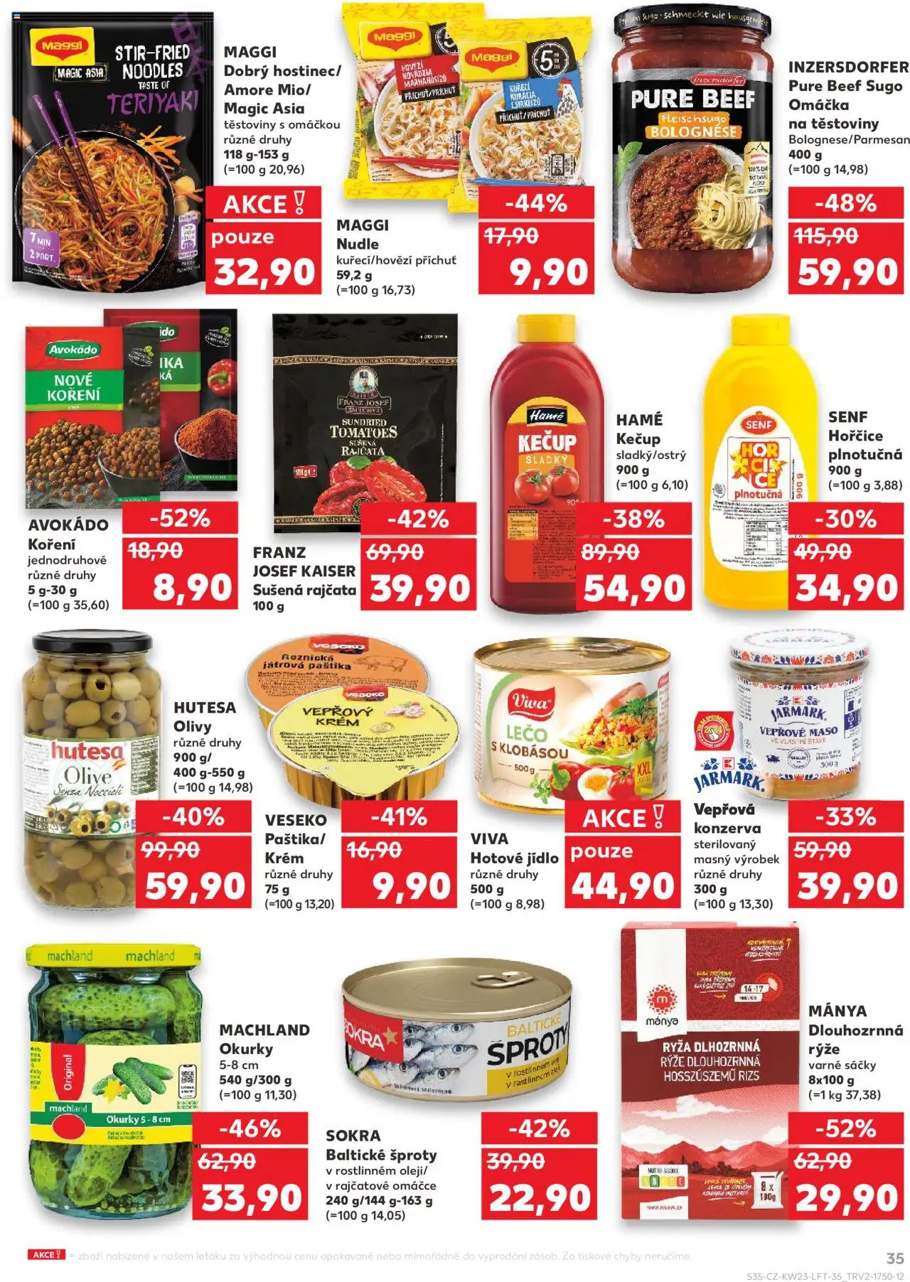 Kaufland leták - Praha 8 od 04.06.2025 | Strana: 35 | Produkty: Rajčata, Krém, Okurky, Maso