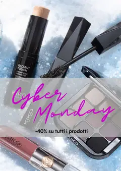 Anteprima del volantino Kiko Cyber Monday catalogo valido a partire dal 01.12.2025