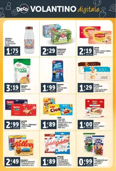 Anteprima del volantino Decò volantino valido a partire dal 06.03.2026 | Pagina: 24 | Prodotti: Dolcificante, Latte, Pesca, Mandorle