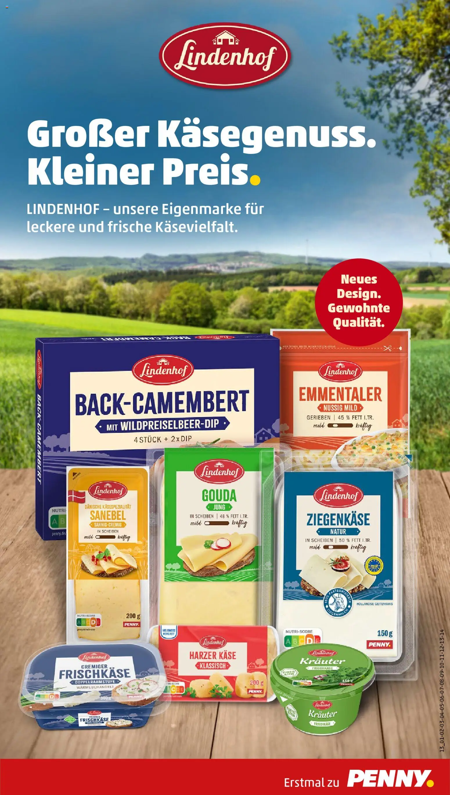 Penny Prospekt 	 – gültig ab 05.01.2026 | Seite: 13 | Produkte: Käse, Gouda, Ziegenkäse, Frischkase