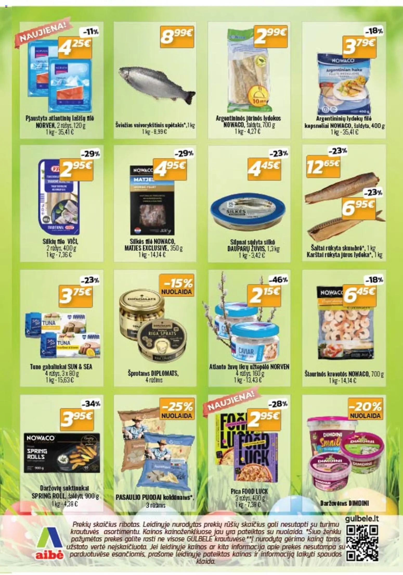 Gulbele akcijos nuo 26.03.2026 | Puslapis: 3 | Prekių: Užtepėlė, Silkė, Pica