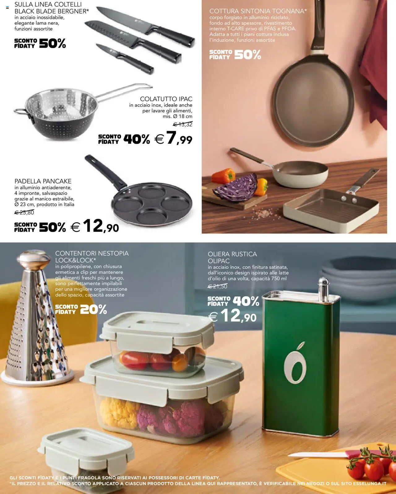 Volantino Esselunga S del 09.10.2025 | Pagina: 3 | Prodotti: Latte, Padella, Alluminio