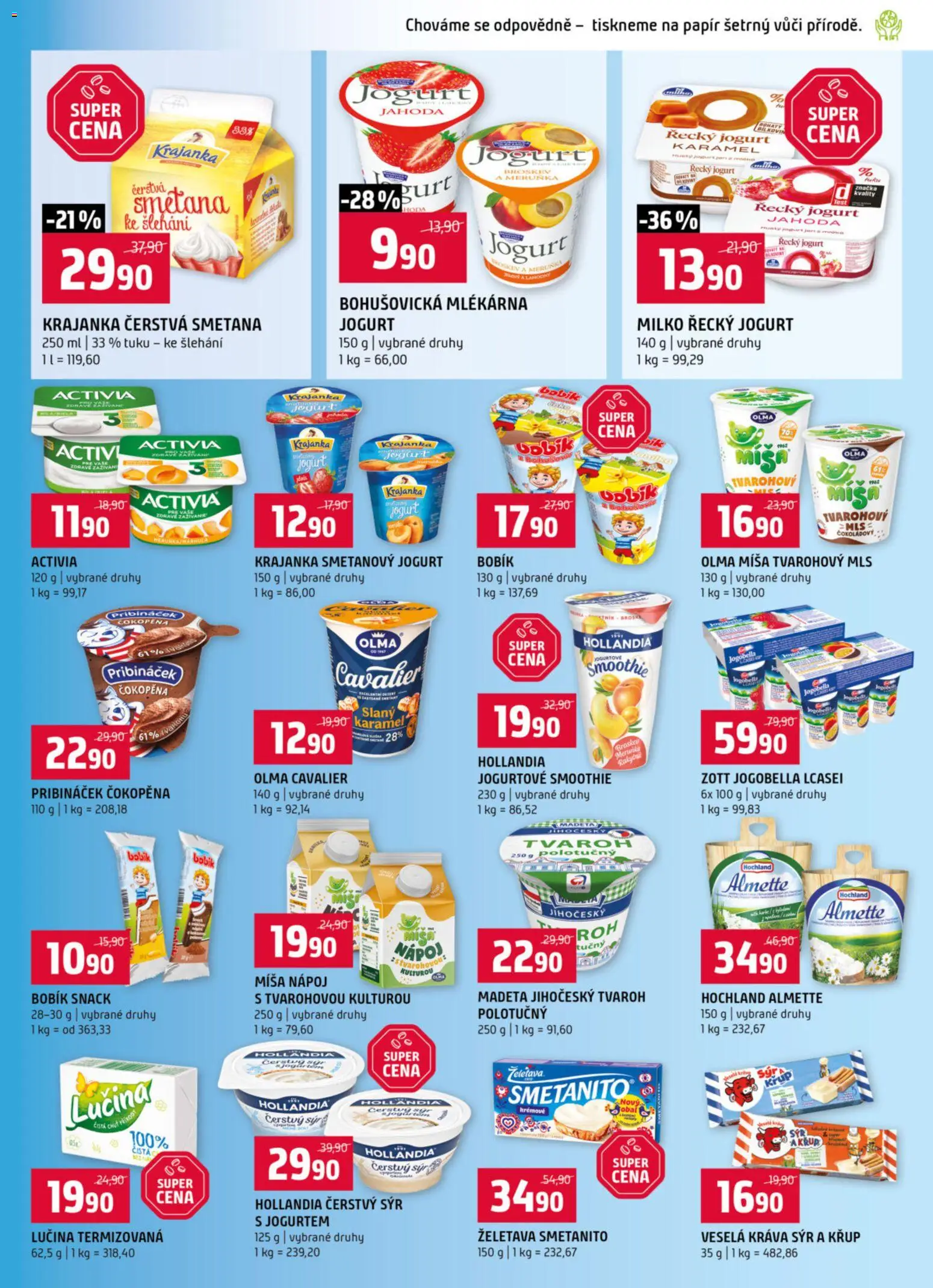 Terno leták - Zlín od 18.02.2026 | Strana: 5 | Produkty: Smetanový jogurt, Jogurt, Smetana, Jogobella