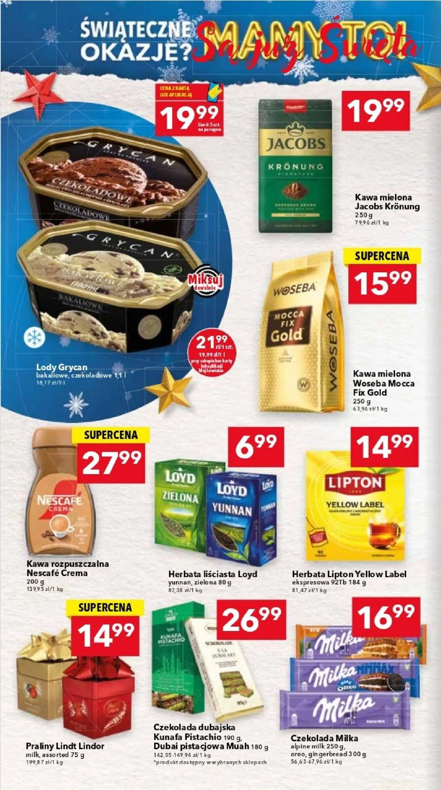 Lewiatan gazetka - Warszawa od 04.12.2025 | Strona: 12 | Produkty: Milka, Herbata lipton, Herbata, Lody