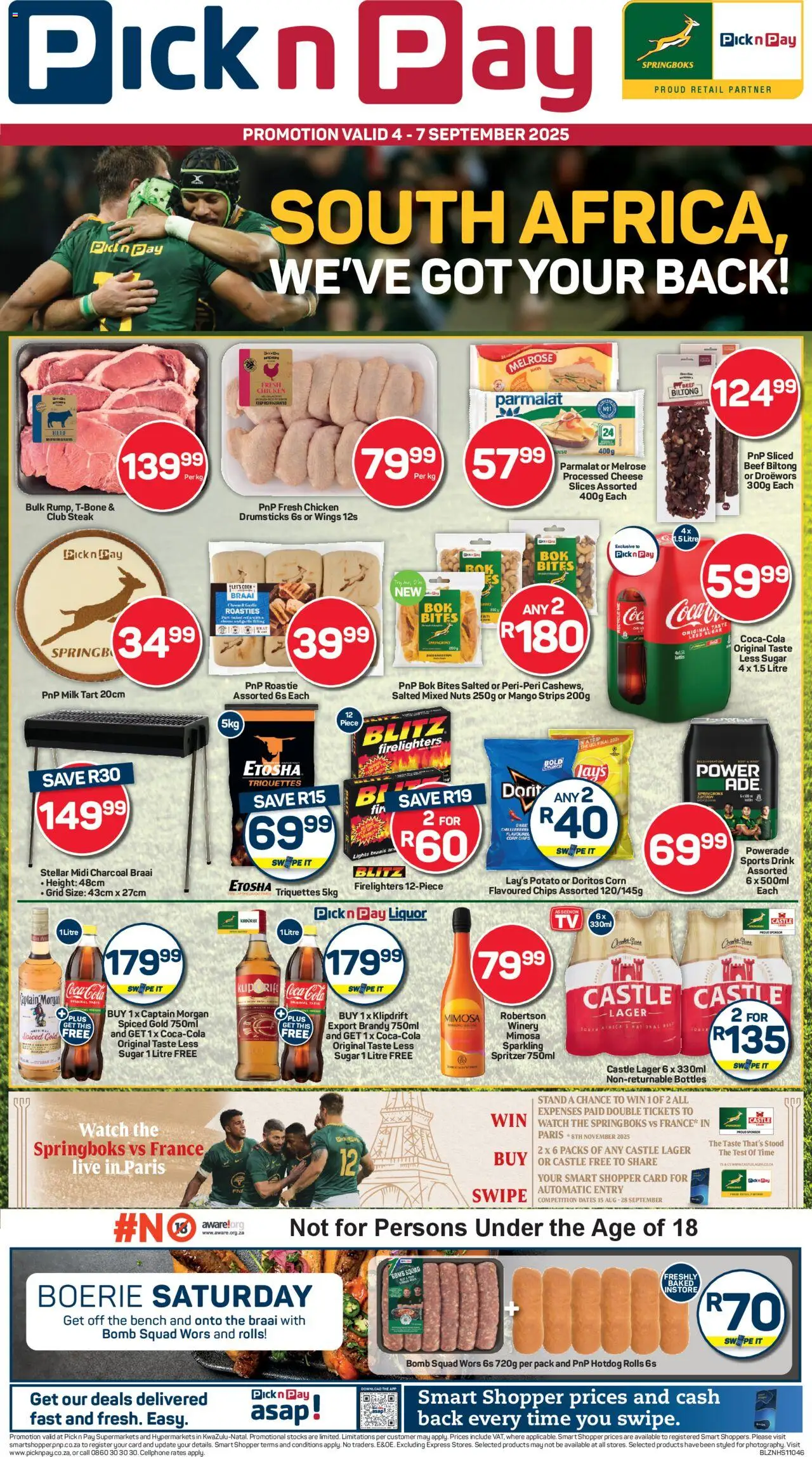 New Pick n Pay catalogue – valid from 04.09.2025 | Page: 1 | Products: Brandy, Nuts, Mango, Garlic