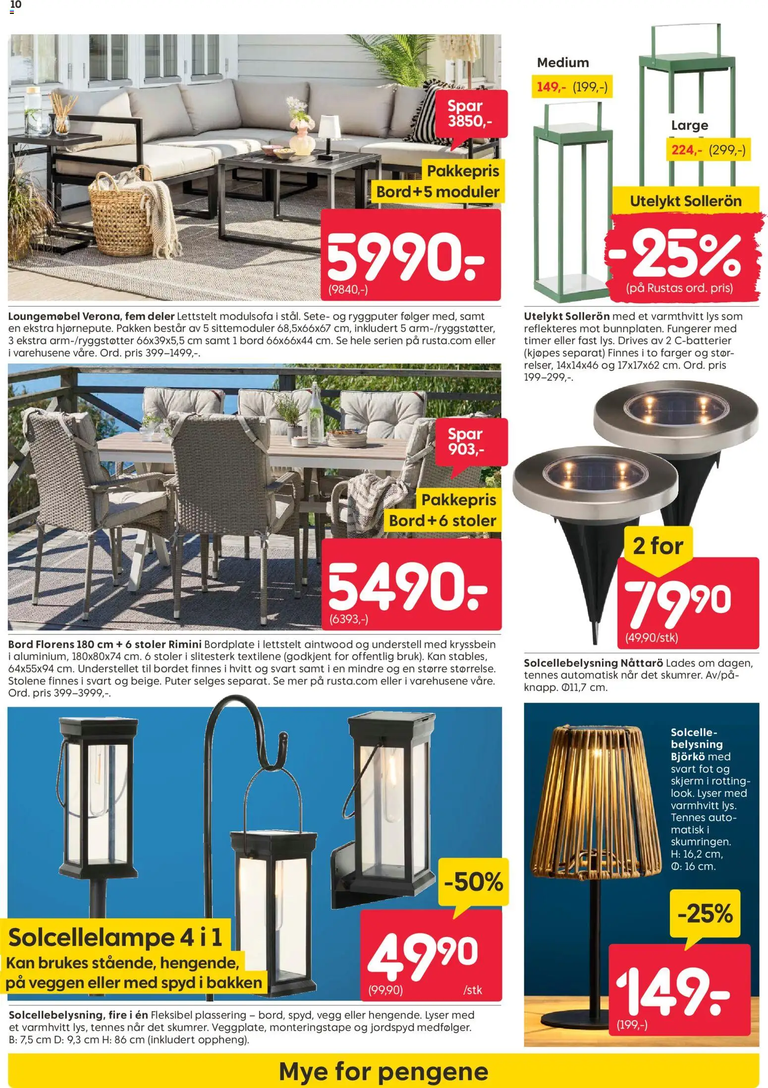 {H1} | Side: 10 | Produkter: Skjerm, Суміш дитяча, Loungemøbel, Bord