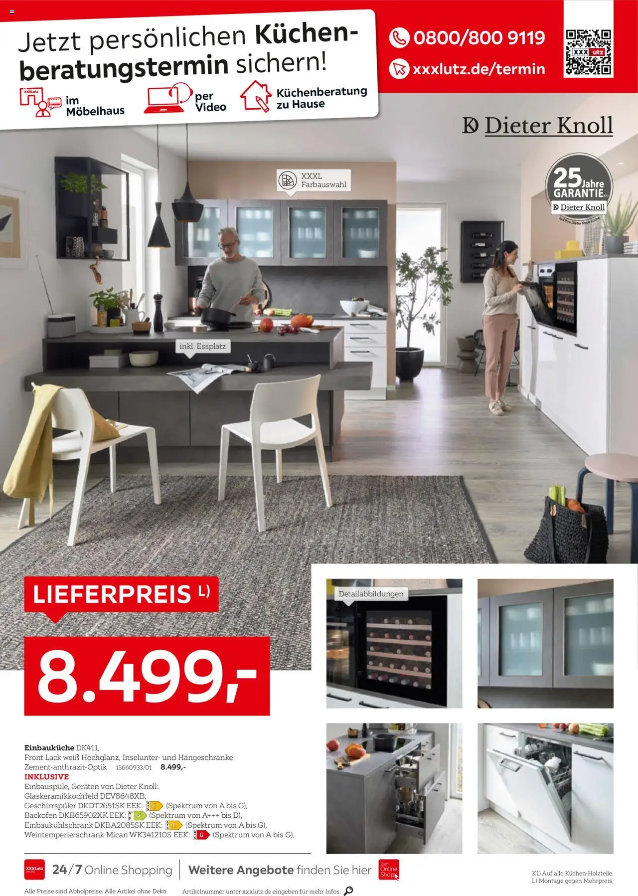 XXXL Lutz Nr. 1 bei Küchen - gültig ab dem 04.08.2025 | Seite: 6 | Produkte: Geschirrspüler, Einbauküche, Backofen, Kuchen