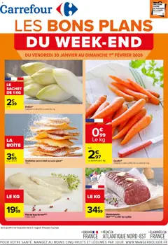 Carrefour - Prévisualisation de Carrefour Les bons plans du week-end valide à partir de 30.01.2026