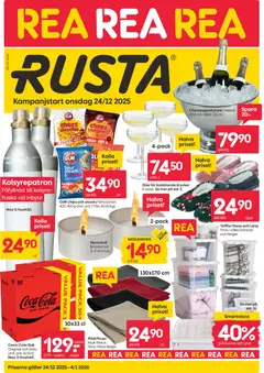 Rusta - erbjudanden - Förhandsvisning av reklamblad från butik Rusta aktuell från 24.12.2025