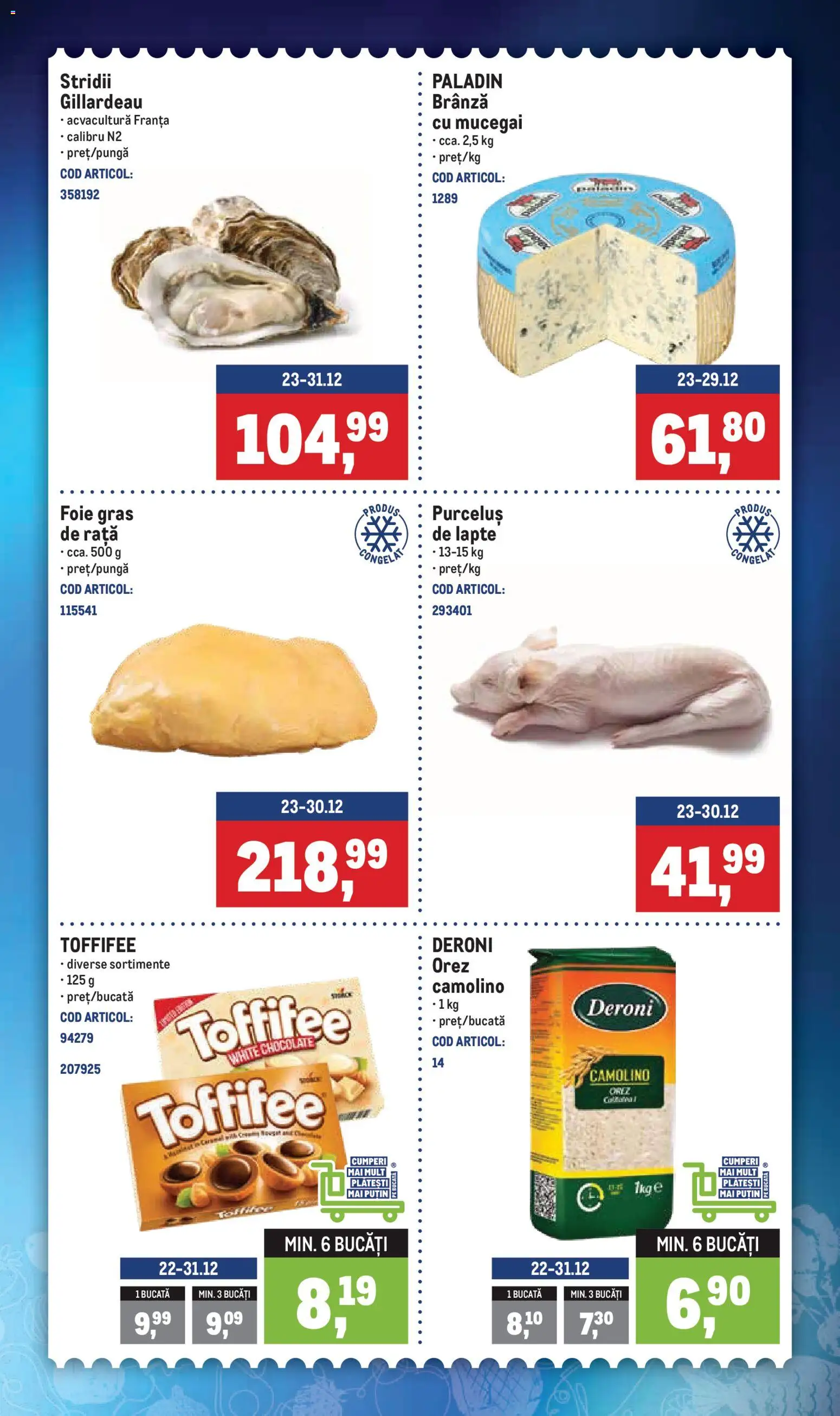 Noul catalog Metro – valabil de la 29.12.2025 | Pagină: 2 | Produse: Ödül oyuncağı, Rață, Brânză, Orez