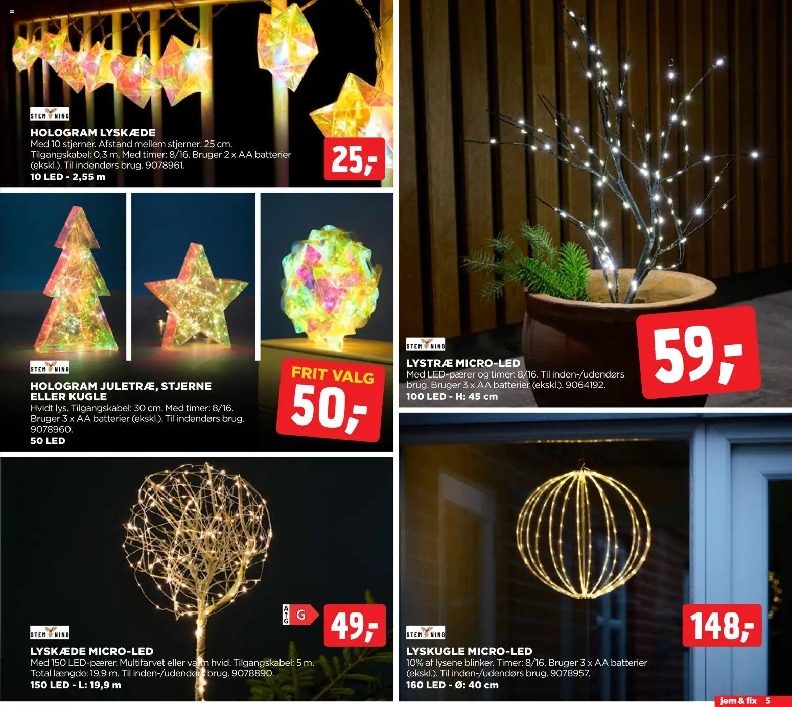 Jem & fix tilbudsavis – gyldig fra 07.12.2025 | Side: 5 | Produkter: Batterier