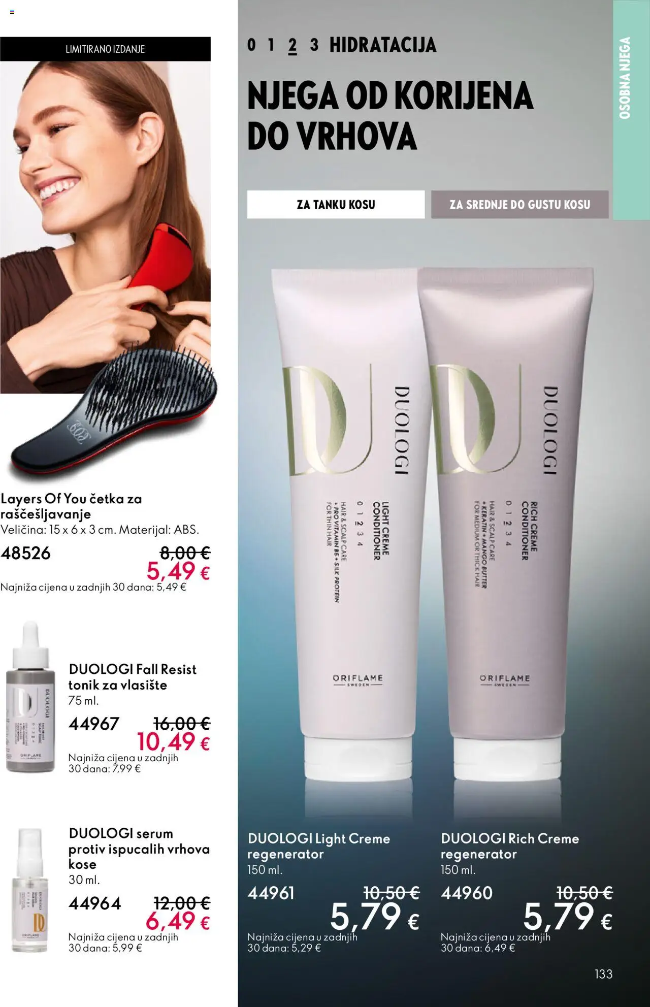 Oriflame katalog | vrijedi od 08.10.2025 | Stranica: 133 | Proizvodi: Regenerator, Četka, Mango