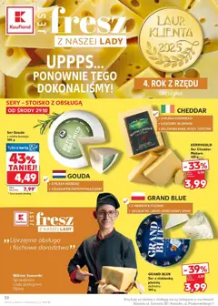 Pogląd oferty "Kaufland gazetka" - ważna od 29.10.2025 | Strona: 30 | Produkty: Karta, Sery, Cheddar, Ser gouda