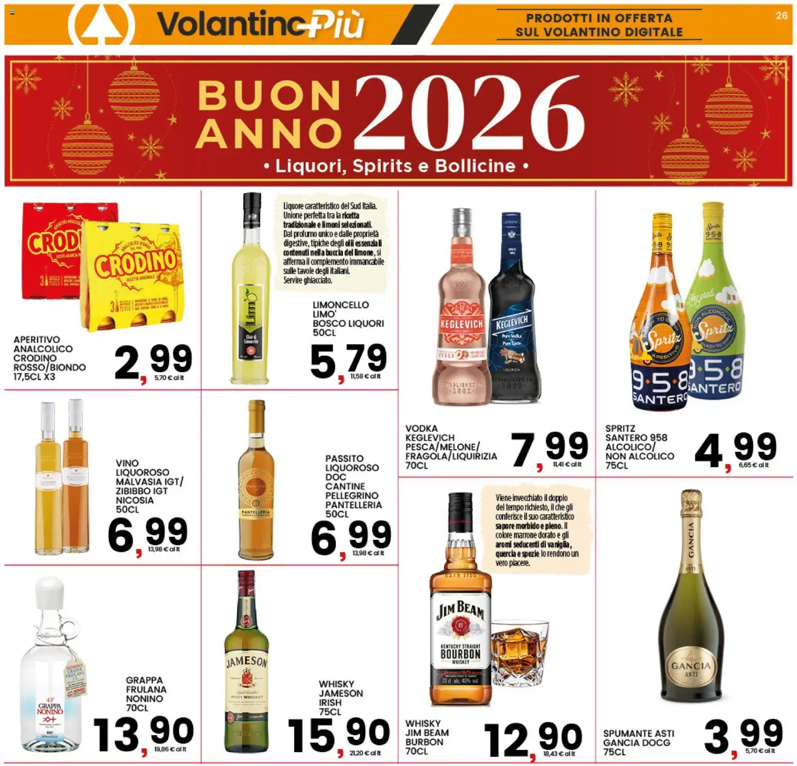 Volantino Interspar del 26.12.2025 | Pagina: 28 | Prodotti: Spezie, Vino, Spumante, Aperitivo