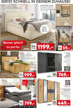 Porta! Prospekt  ab 08.02.2026 gültig | Seite: 15 | Produkte: Kleiderschrank, Boxspringbett, Topper, Box