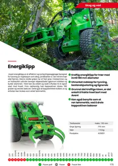 Forhåndsvisning av Felleskjøpet Avant maskiner og redskap gyldig fra 01.05.2025 | Side: 175 | Produkter: Kutter, Vekt