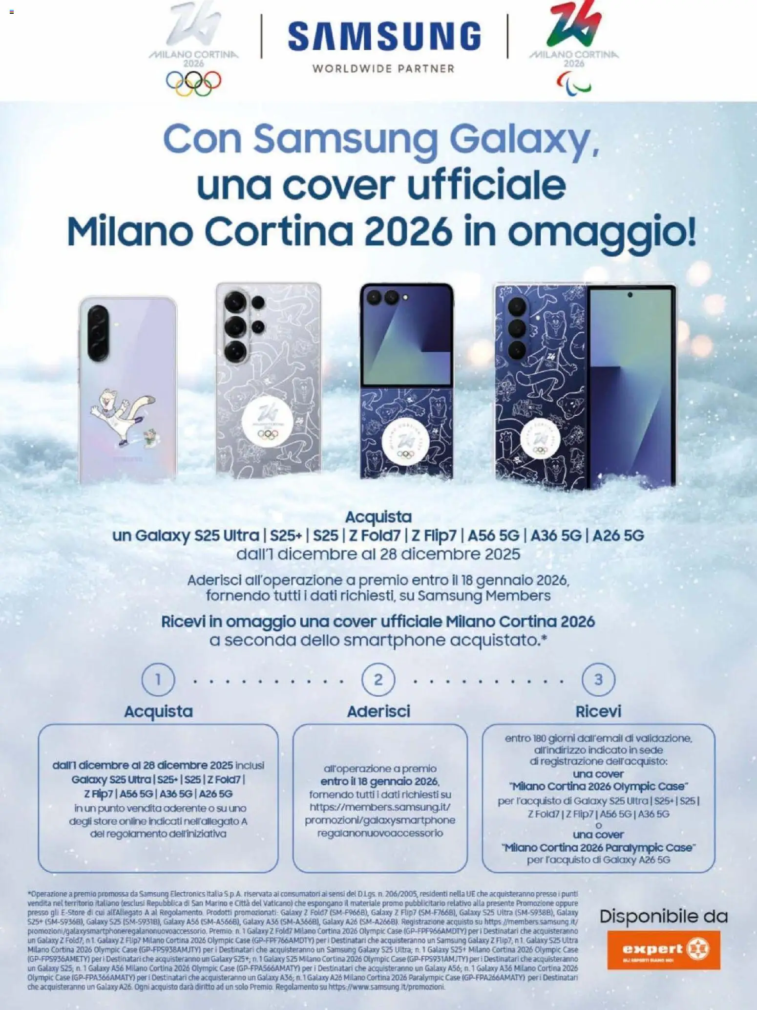 Volantino Expert del 12.12.2025 | Pagina: 5 | Prodotti: Samsung Galaxy, Smartphone, Samsung