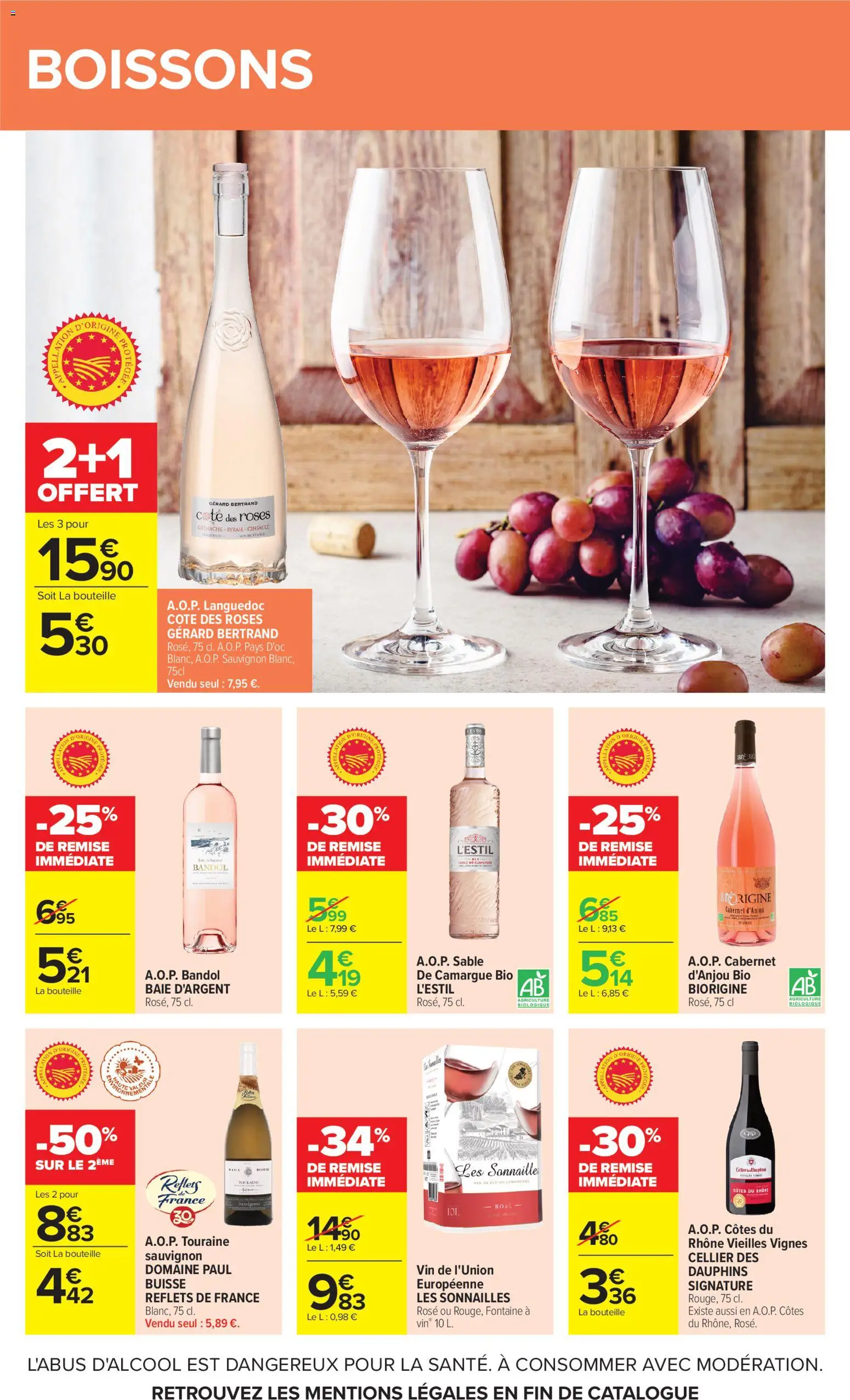 {H1} | Page: 50 | Produits: Thon, Vin