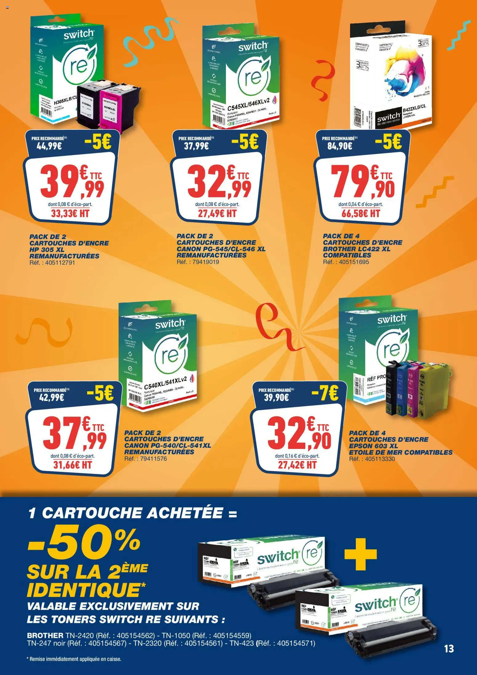 {H1} | Page: 13 | Produits: Toner, Cartouches d'encre Canon, Cartouche, Thé