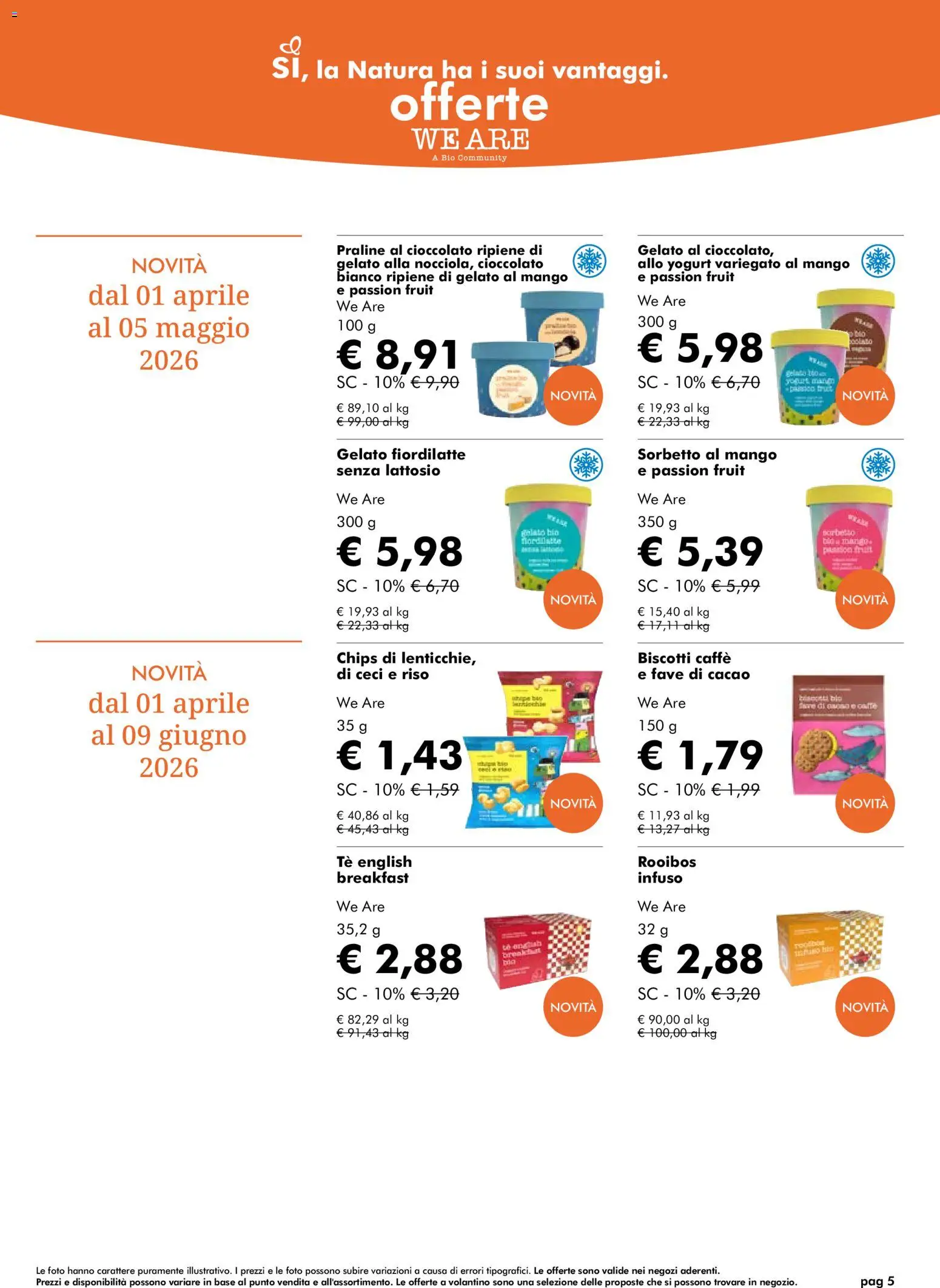 Volantino Natura Sì del 01.04.2026 | Pagina: 5