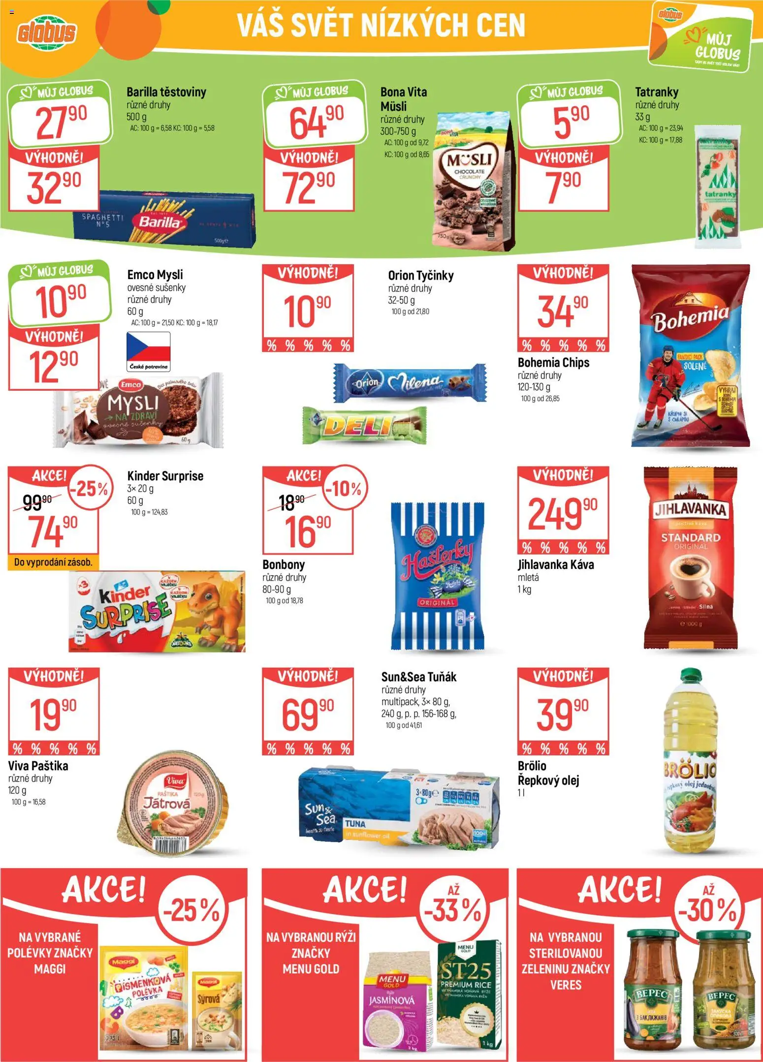 Globus leták - Opava od 15.04.2026 | Strana: 18 | Produkty: Globus, Rýži, Müsli, Mysli