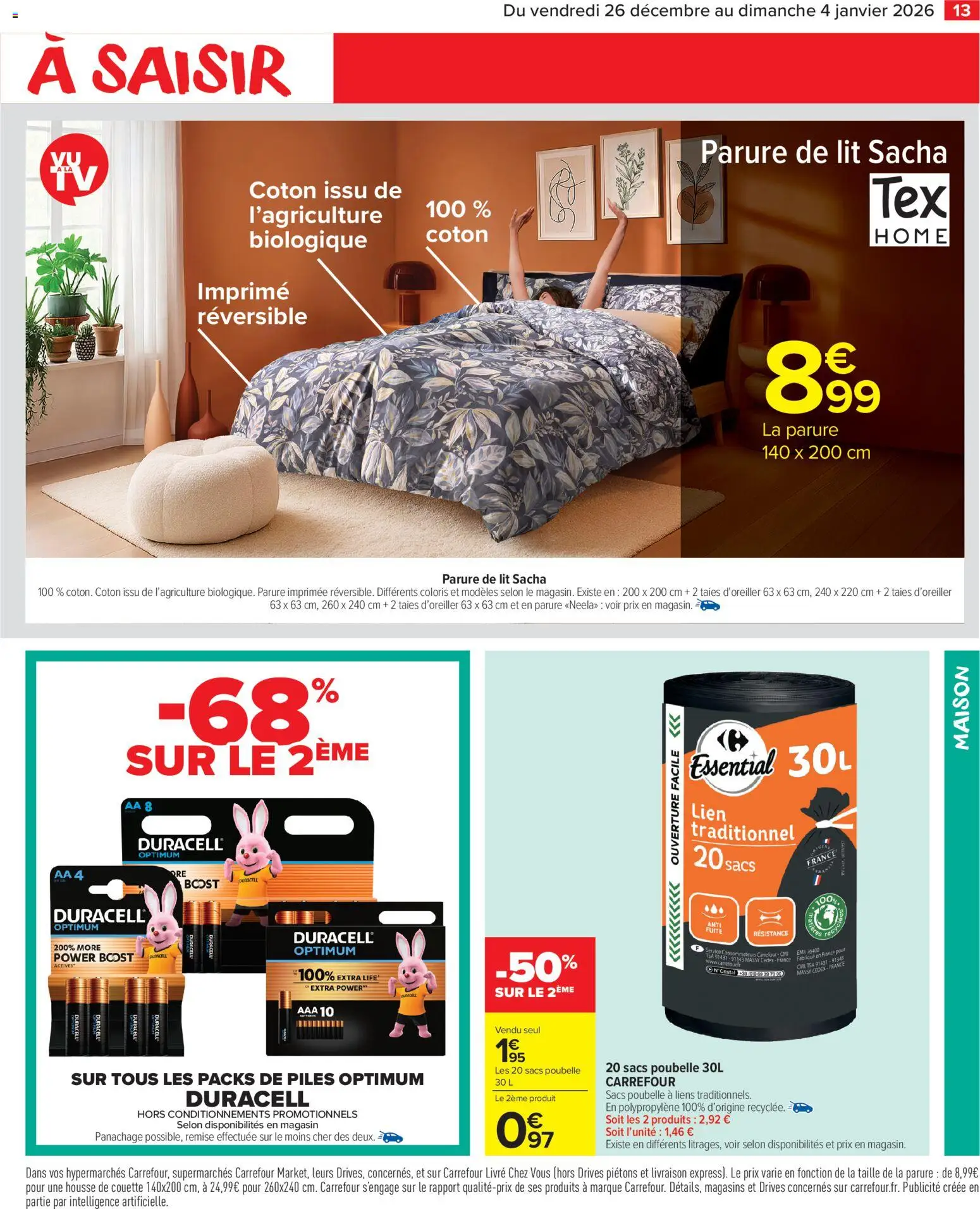 {H1} | Page: 15 | Produits: Poubelle, Parure de lit, Lit, Livre