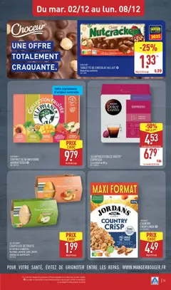 Aldi - Prévisualisation de Aldi - Catalogue de la semaine 49 valide à partir de 02.12.2025 | Page: 14 | Produits: Poire, Dolce Gusto, Noisettes, Noix