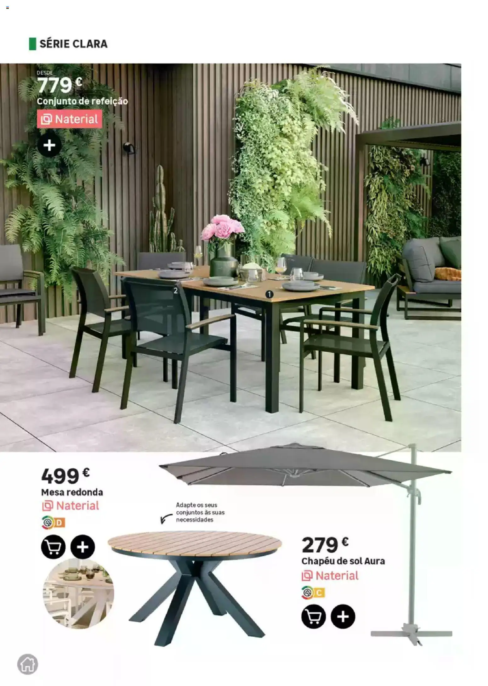 Leroy Merlin Catálogo Jardim │ válido de 12.03.2026 | Página: 12 | Produtos: Chapéu, Mesa