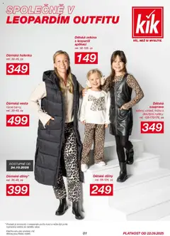 Náhled letáku Kik leták od 22.09.2025