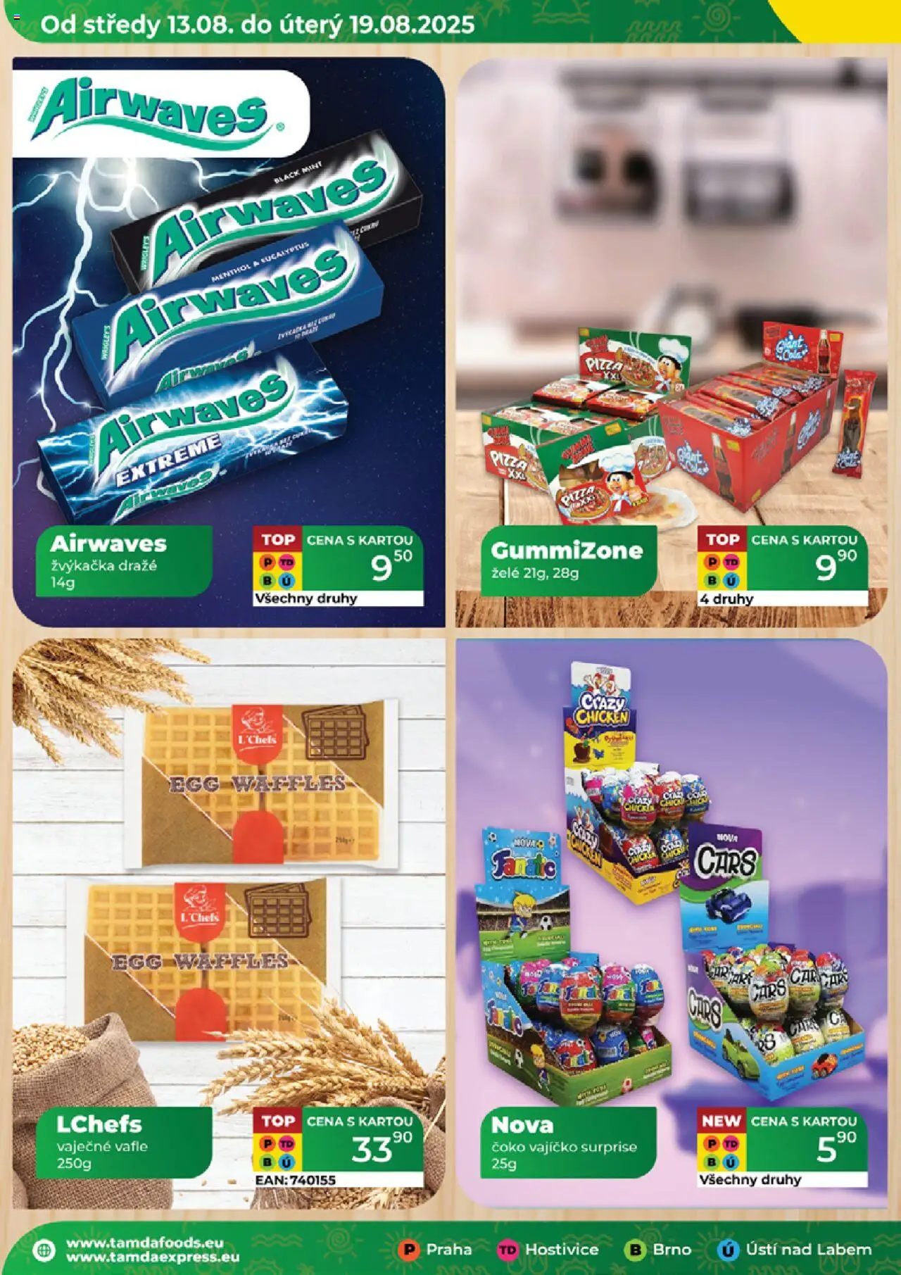 Tamda Foods leták od 13.08.2025 | Strana: 8 | Produkty: Pizza, Vafle