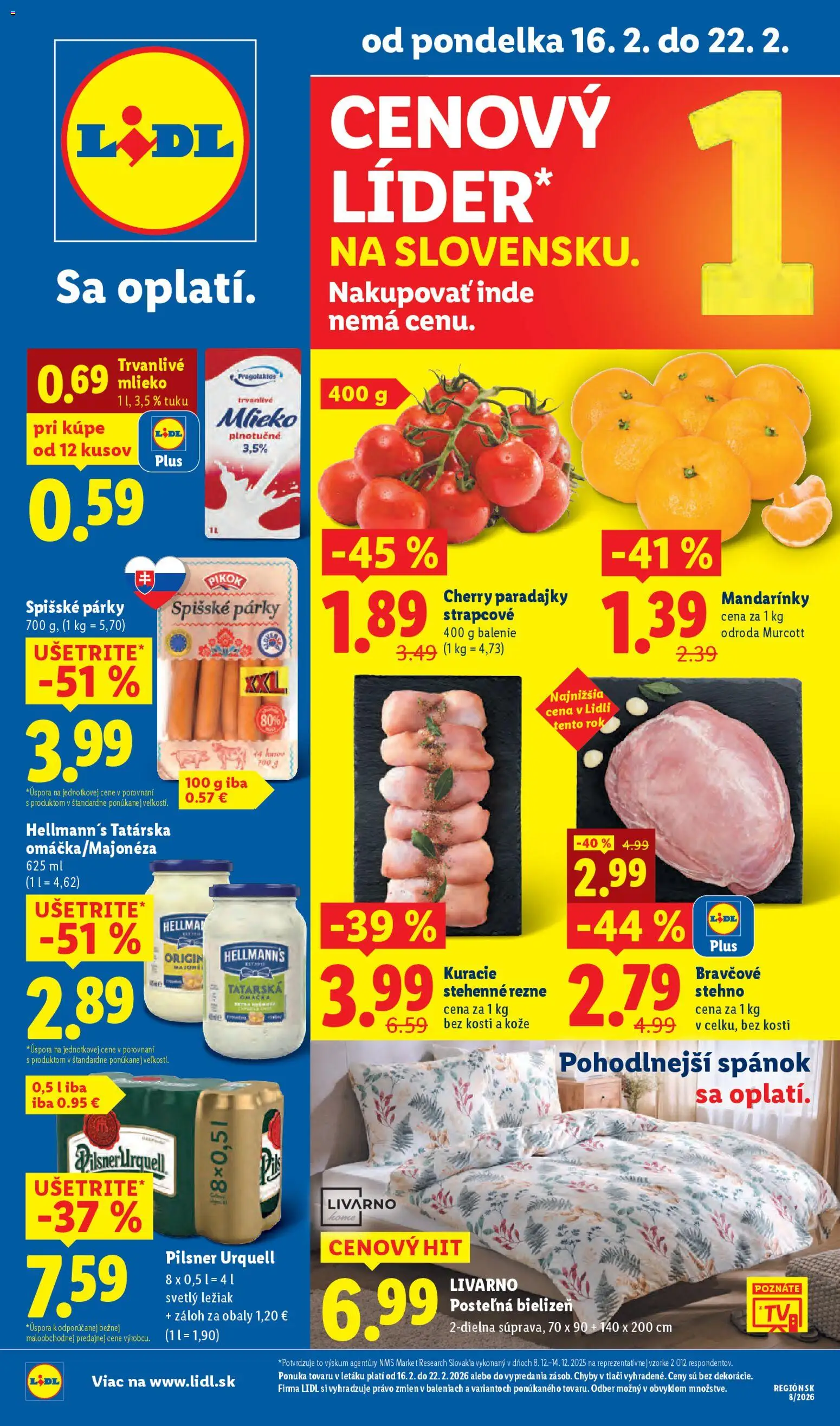 Nové Lidl akcie – leták je platný od 16.02.2026 | Strana: 1
