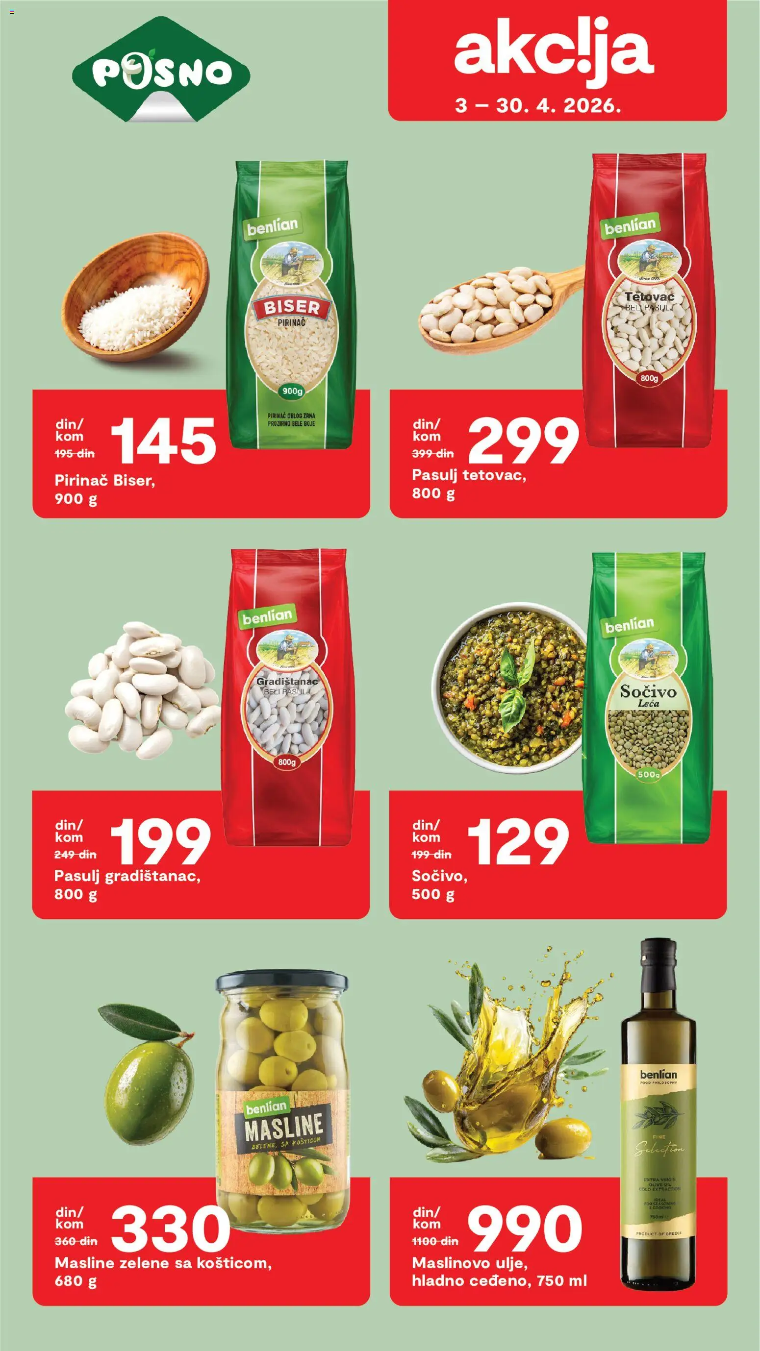 Matijevic katalog - važi od 01.04.2026 | Strana: 12 | Proizvode: Pasulj, Masline, Pirinač