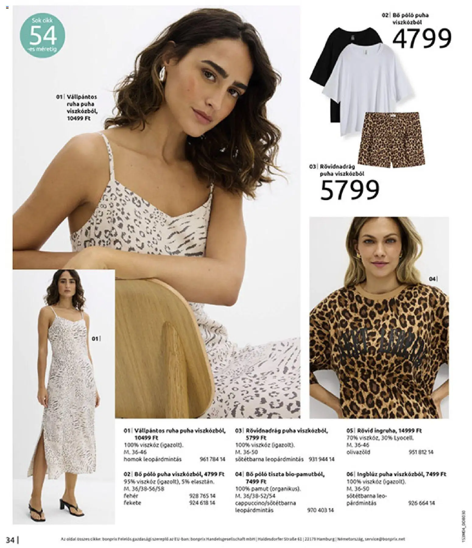 Bonprix akciós ujság - amely érvényes a következő dátumtól: 30.03.2026 | Oldal: 36 | Termékek: Ingblúz, Ruha, Rövidnadrág