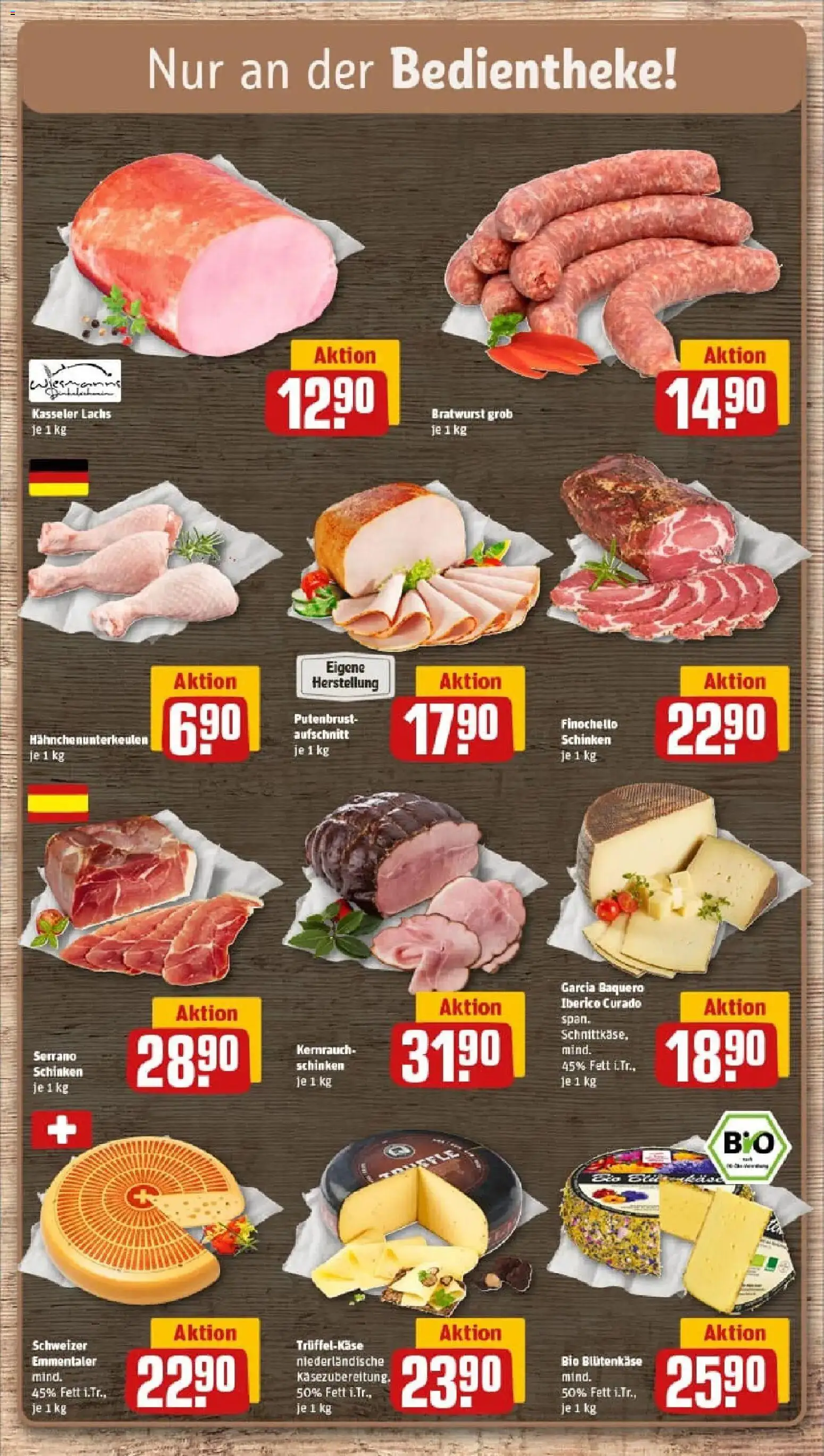 Rewe prospekt Bonn	 – gültig ab 26.01.2026 | Seite: 8 | Produkte: Bratwurst, Lachs, Serrano schinken, Schinken
