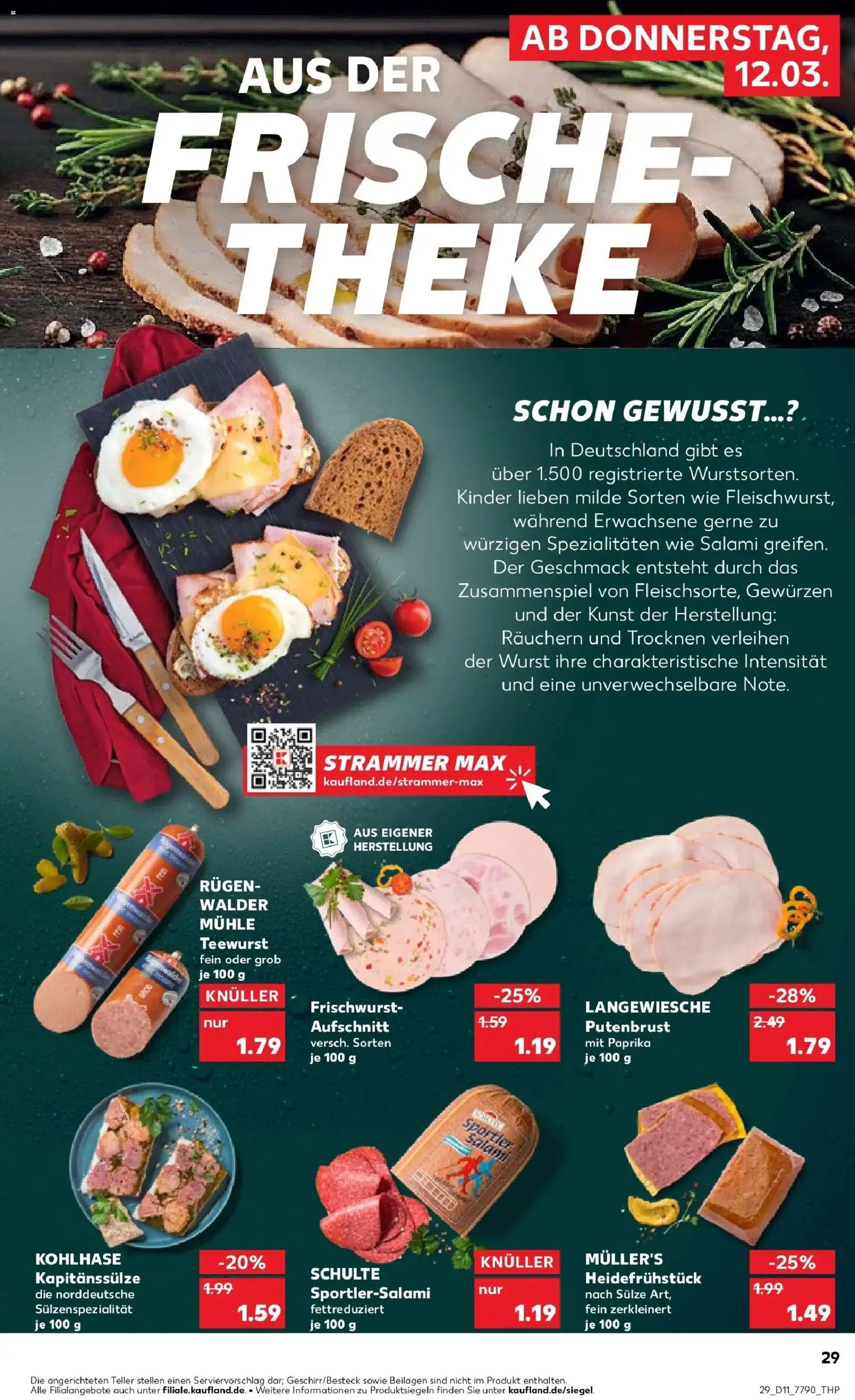 Kaufland Prospekt Görlitz	 – gültig ab 12.03.2026 | Seite: 29 | Produkte: Mühle, Paprika, Wurst, Salami