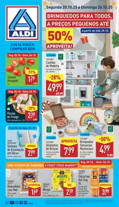 Pré-visualização Aldi folheto válido de 20.10.2025
