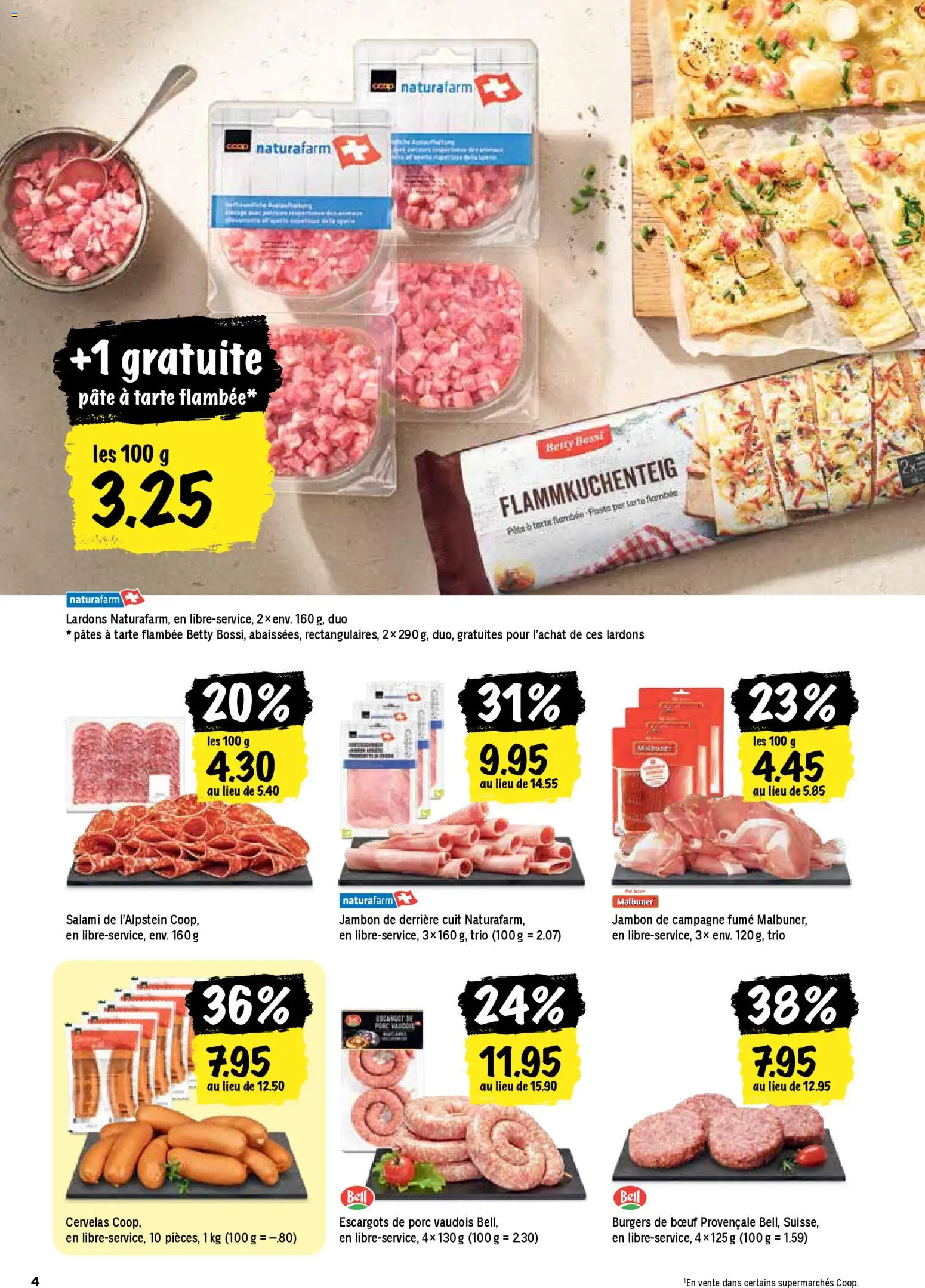 Coop aktionen FR – gültig ab 09.04.2026 | Seite: 4 | Produkte: Salami, Pasta