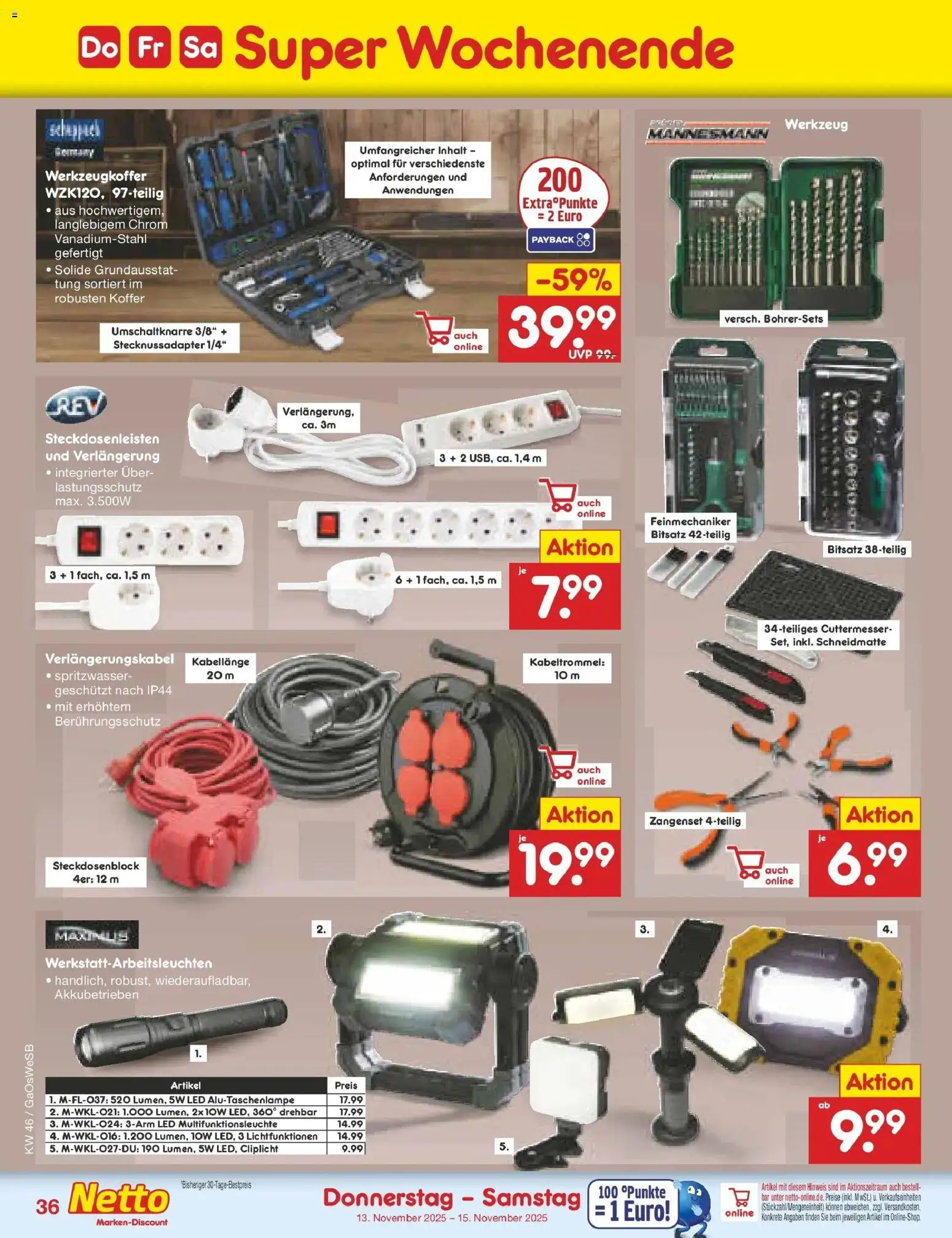 Netto Marken-Discount - Netto: Wochenangebote – gültig ab 10.11.2025 | Seite: 44 | Produkte: Koffer