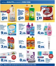 Volantino SIGMA del 16.09.2025 | Pagina: 18 | Prodotti: Panno microfibra, Ammorbidente, Detergente, Scala