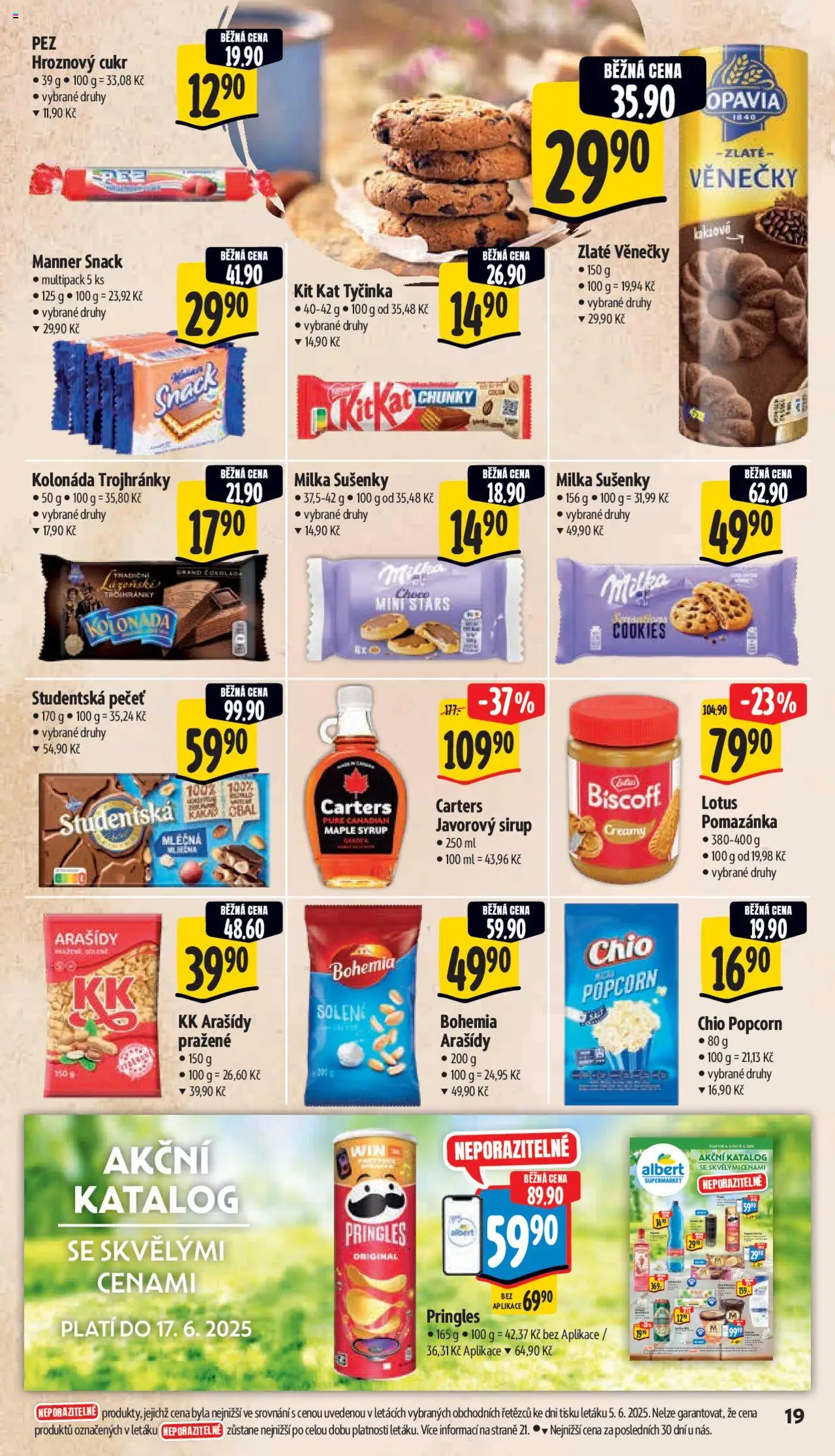 Albert leták - Supermarket od 11.06.2025 | Strana: 27 | Produkty: Milka, Popcorn, Cukr, Lotus