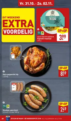 Aldi - Folder week 44 - Voorbeeld van een folder van Aldi, geldig van 27.10.2025 | Pagina: 25 | Producten: Kan, Kip