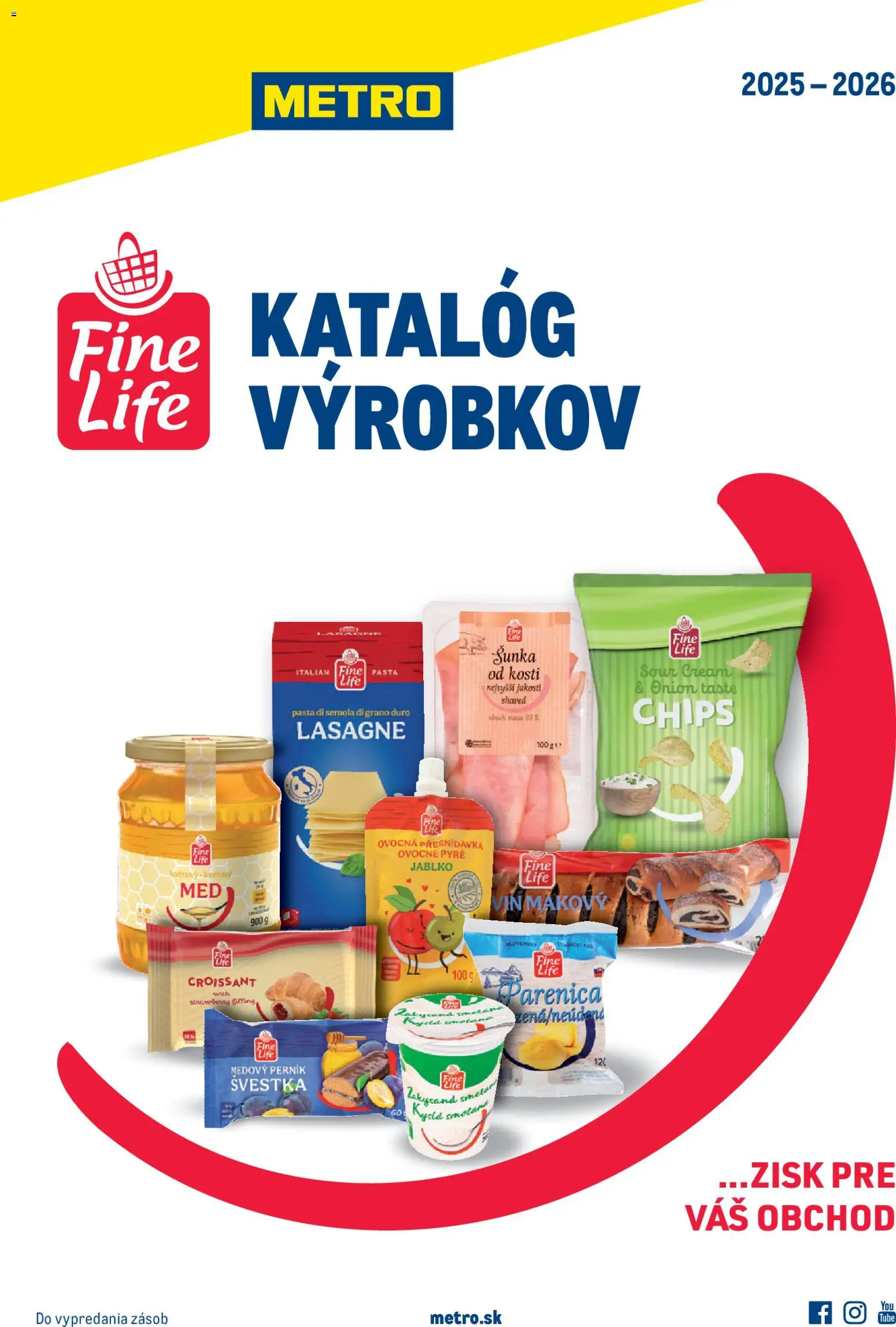 Nové Metro akcie – leták je platný od 05.12.2025 | Strana: 1 | Produkty: Šunka, Croissant, Lasagne