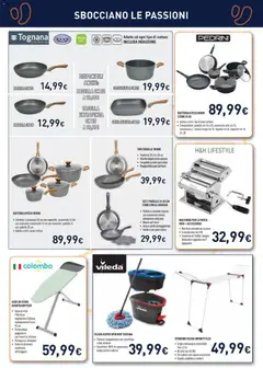 Anteprima del volantino Unieuro volantino valido a partire dal 03.04.2026 | Pagina: 17 | Prodotti: Macchina per la pasta, Acqua, Silicone, Fettuccine